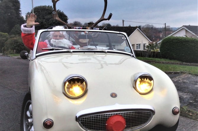 Robin Bendall and his ‘Reindeer Car’